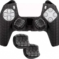Funda + grips - FR TEC Racing Enhance Kit, Para Mando DualSense™ Wireless Controller de PS5, Negro