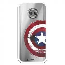 Funda Oficial Escudo Capitan America Para Motorola Moto G6