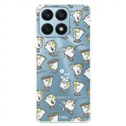 Funda Para Honor X8a Oficial De Disney Chip Potts Siluetas - La Bella Y La Bestia