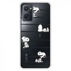 Funda Para Oppo A76 Oficial De Peanuts Snoopy Rayas - Snoopy
