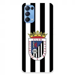 Funda Para Oppo Find X3 Lite Del Badajoz Escudo Blanquinegro - Licencia Oficial Club Deportivo Badajoz