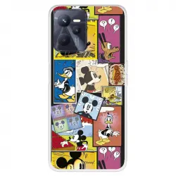 Funda Para Realme C35 Oficial De Disney Mickey Comic - Clásicos Disney