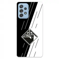 Funda Para Samsung Galaxy A52 4g Del Académica De Coimbra Escudo Bicolor - Licencia Oficial Académica De Coimbra