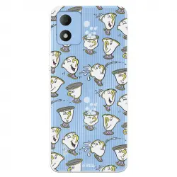 Funda Para Tcl 305i Oficial De Disney Chip Potts Siluetas - La Bella Y La Bestia