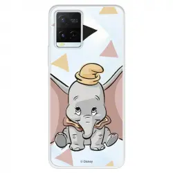 Funda Para Vivo Y21s Oficial De Disney Dumbo Silueta Transparente - Dumbo
