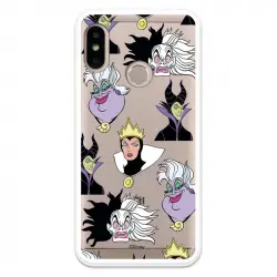 Funda Para Xiaomi Mi A2 Lite Oficial De Disney Villanas Patrón - Villanas Disney