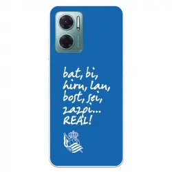 Funda Para Xiaomi Redmi 10 5g Del Real Sociedad De Fútbol Real Grito Afición - Licencia Oficial Real Sociedad De Fútbol