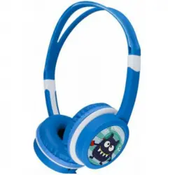 Gembird MHP-JR-B Auriculares para Niños con Limitador de Volumen Azul
