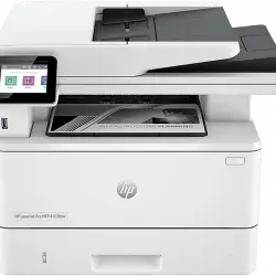 Impresora multifunción - HP LaserJet Pro 4102fdw, Fax, Bluetooth, Wi-Fi Direct, 40 ppm, Blanco