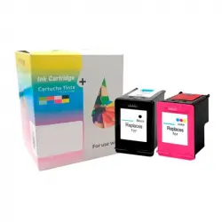 Inkpro Cartucho de Tinta Compatible con HP 302XL Pack Negro/Tricolor