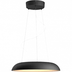 Lámpara de suspensión inteligente - Philips Hue Ambiance Amaze, Bluetooth, Control voz, Negro