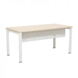 Mesa Escritorio Erable Musset Faldón Metálico 140x80 Cm