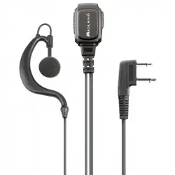 Midland MA21 L Pro Micrófono con Conector en L + Selector VOX/PTT Toma 2 Pin para Walkies