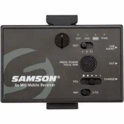 Accesorio Para Sistema Wireless Samson Go Mic Mobile Receiver Only