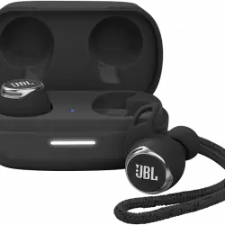 Auriculares True Wireless - JBL Reflect Flow Pro, Wireless, Cancelación ruido, 30h, Negro + Estuche carga