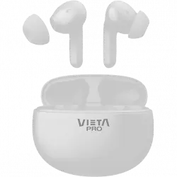 Auriculares True Wireless - Vieta Pro Dual, Hasta 21 h, ANC -23dB, Blanco