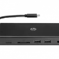 Cargador - HP Concentrador multipuerto USB-C de viaje, Negro