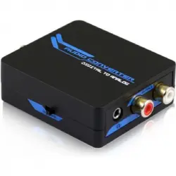 DCU Tecnologic Convertidor Digital Toslink a Analógico RCA/Jack 3.5