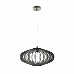 Fabrilamp Colgante Sapelli 1xe27 Madera Café 45d