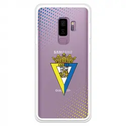 Funda Para Samsung Galaxy S9 Plus Del Cádiz Escudo Transparente - Licencia Oficial Cádiz Cf