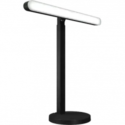 Lámpara - Logitech Litra Beam LED, Streaming con TrueSoft, Ajustable para Escritorio, Ajustes de Luminosidad/Temperatura Color, PC/Mac