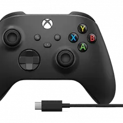Mando - Microsoft Xbox One Controller Wireless 1V8-00002, Inalámbrico + Cable USB-C