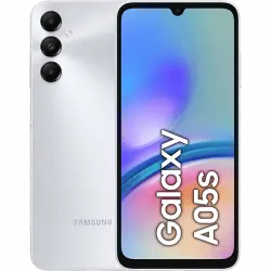 Móvil - Samsung Galaxy A05s, Silver, 64GB, 4GB RAM, 6.7", Qualcomm Snapdragon 680, 5000mAh, Android 14