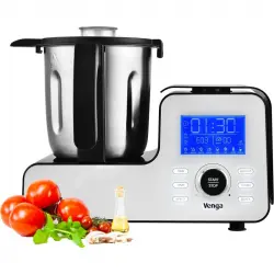Team Kalorik Venga! VG HA 3000 Robot de Cocina Multifuncional 10 Programas Con Báscula y Libro de Recetas 1500W