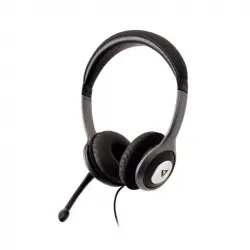 V7 HU521-2EP Auriculares USB Negros