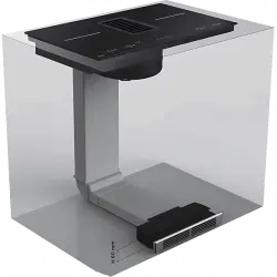 Accesorio campana extractora - Mepamsa Kit recirculación, Para zócalos 6 cm, Negro
