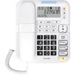 Alcatel TMAX 70 Teléfono de Sobremesa para Mayores Blanco