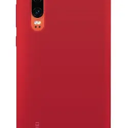 Funda de silicona Roja Huawei para P30