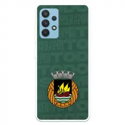 Funda Para Samsung Galaxy A32 4g Del Rio Ave Fc Escudo Fondo Verde - Licencia Oficial Rio Ave Fc