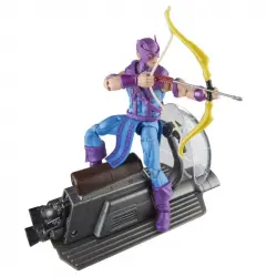 Hasbro Figura Marvel Legends Avengers Series Hawkeye con Vehículo Sky-cycle
