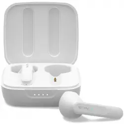 NGS Artica Move White Auricualres Inalámbricos con Estuche de Carga y Bluetooth 5.3 Blancos