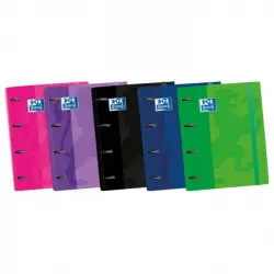 Oxford Classic EuropeanBinder Carpeblock Pack 5 Archivadores con Recambio A4+ Colores Surtidos