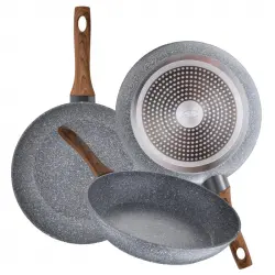 San Ignacio Daimiel Set 3 Sartenes de Aluminio Forjado 22/24/26cm