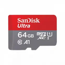 SanDisk Ultra microSDXC 64GB UHS-I A1 Clase 10 con Adaptador