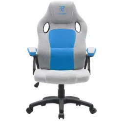 Tempest Discover Silla Gaming Gris/Azul Tela Transpirable