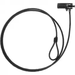TooQ TQCLKC0015-G Cable de Seguridad con Combinación para Portátiles 1.5m Gris