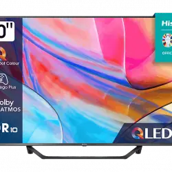 TV QLED 50" - Hisense 50A7KQ, UHD 4K, Quantum Dot Colour, Dolby Vision&Atmos, Modo Juego Plus, Negro