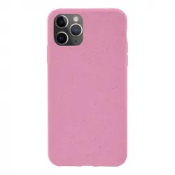 4-OK Funda Ecológica Biodegradable Rosa para IPhone 11 Pro Max