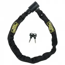Burg-Wachter 580 90 Cadena de Seguridad con Bloqueo de Cilindro Negro