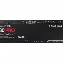 Disco duro SSD 500 GB - Samsung MZ-V8P500BW, PCIe Gen 4.0 x4, NVMe 1.3c, 7000 MB/s, Negro