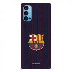 Funda Para Oppo Reno4 5g Del Barcelona Rayas Blaugrana - Licencia Oficial Fc Barcelona
