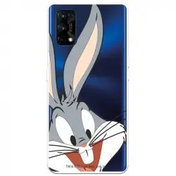 Funda Para Realme 7 Pro Oficial De Warner Bros Bugs Bunny Silueta Transparente - Looney Tunes