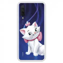 Funda Para Xiaomi Mi 9 Lite Oficial De Disney Marie Silueta - Los Aristogatos