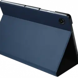 Funda tablet - Silver HT Samsung A9+, Para 11", Poliuretano y Microfibra, Antideslizante, Azul