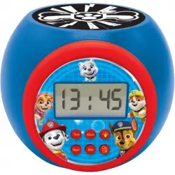 Lexibook La Patrulla Canina Reloj Despertador Proyector con Función Temporizador