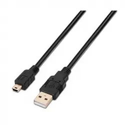 Nanocable Cable USB 2.0 Tipo A a Mini USB Tipo B Macho/Macho 0.5m